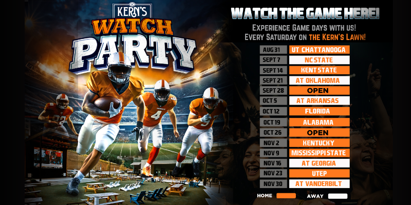 UT Watch Parties at Kern’s Food Hall